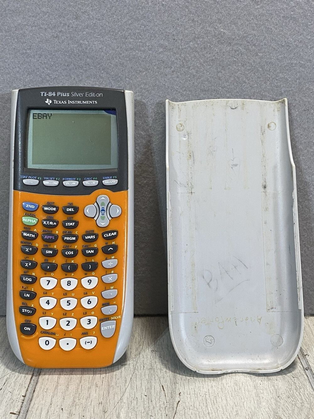 Texas Instruments TI-84 Plus Silver Edition Calculator Orange Tested
